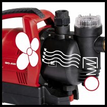 EINHELL Hauswasserautomat GC-AW 6333, 3,6 bar Druck, 3300 l/h Saugschlauch 4m