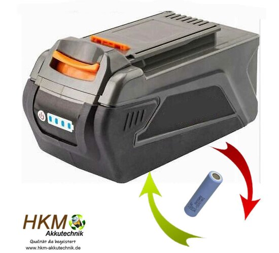 Reparatur Zellentausch für Primaster 40 Volt Li-Ion Akku mit 4,0 Ah