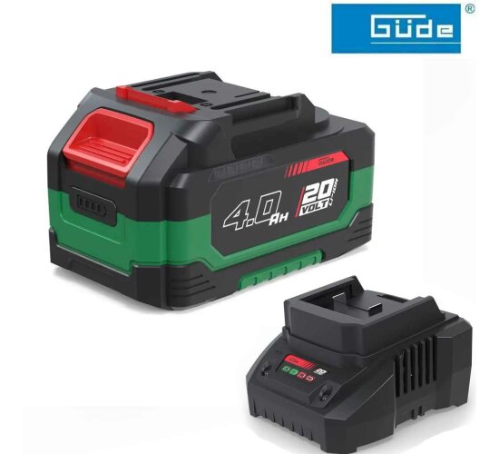 Güde Ladegerät  LG 20-15.2 + Akkupack AP 20-40.2 für Rasenmäher 320/20-4