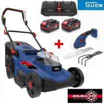 GÜDE Akku Rasenmäher RM 36/43 mit 2 x Akku 4.0...