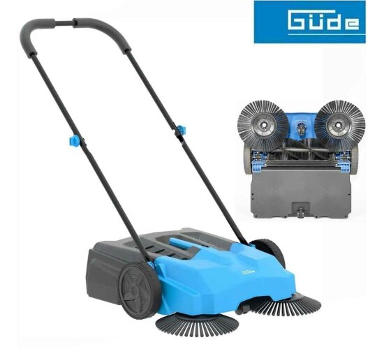 Güde Hand Kehrmaschine GKM 650 2 Seitenbbesen 1 Mittelwalze