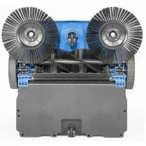 Güde Hand Kehrmaschine GKM 650 2 Seitenbesen 1 Mittelwalze