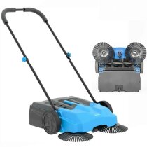 Güde Hand Kehrmaschine GKM 650 2 Seitenbesen 1 Mittelwalze