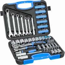 Güde Werkzeugkoffer GWZK 104 (104-tlg. Steckschlüssel, Ringschlüssel, Bits