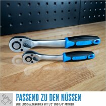 Güde Werkzeugkoffer GWZK 104 (104-tlg. Steckschlüssel, Ringschlüssel, Bits