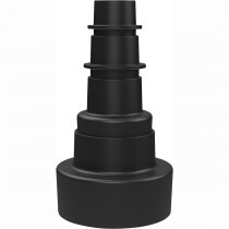 Adapter 4 Teilig / 100 60 40 34 28 mm - Absauganlage Reduzierstücke