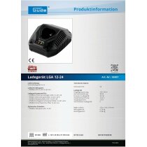 Güde Ladegerät LGA 12-24 12 V