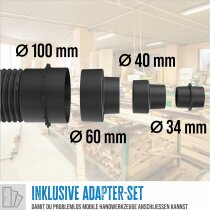 Güde Absauganlage GAA 65.1 (550 W, Luftleistung 1150 m³/h,