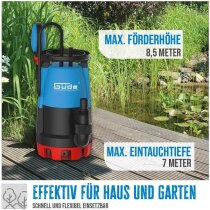 GÜDE Kombitauchpumpe GS 751 3in1 750 W, 15900 l/h