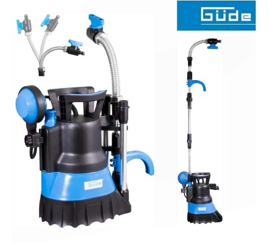 GÜDE Regenfass-Tauchpumpe GFP 5201 Gartenpumpe