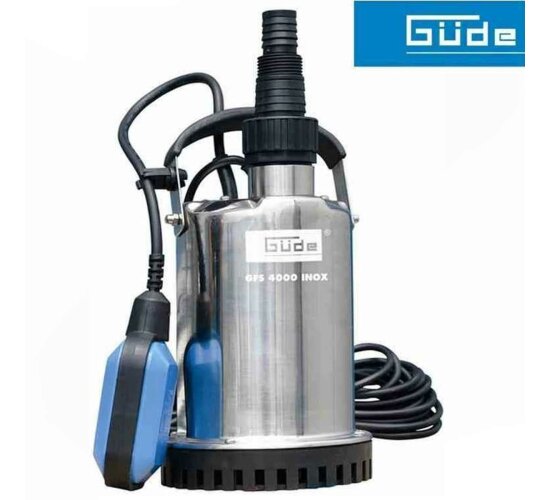 GÜDE Flachsaugerpumpe GFS 4000 INOX 9000 l/h 400 W