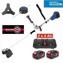 Güde 36V Akku-Freischneider FS 36-0 mit 2 x Akku 4.0...