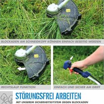 Güde 36V Akku-Freischneider FS 36-0 mit 2 x Akku 4.0 Ah / Doppelladegerät