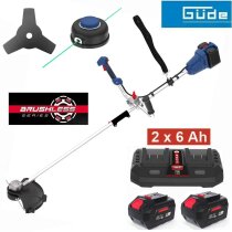 Güde 36V Akku-Freischneider FS 36-0 mit 2 x Akku 6.0...