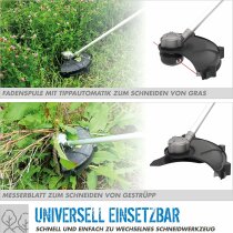 Güde 36V Akku-Freischneider FS 36-0 mit 2 x Akku 8.0 Ah / Doppelladegerät