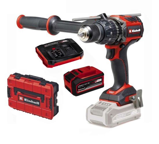 Einhell Professional 18V Schlagbohrschrauber TP-CD 18/120 BL Akku 6.0 Ah Boostcharger 6 A SF Koffer