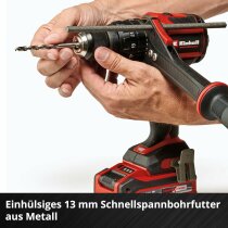 Einhell Professional 18V Schlagbohrschrauber TP-CD 18/120 BL Akku 6.0 Ah Boostcharger 6 A SF Koffer