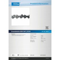 Güde Sägekette 34 / 1,3 / 3/8 für AST 18-0 und AST 18-201-05 Teleskop Astsäge