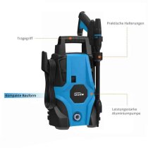 Güde Hochdruckreiniger GHD 1400-105, 1400 W, 105 bar mit Zubehör