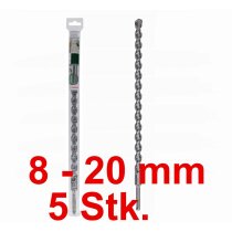 Bosch Set 5 x  SDS plus Ø  8 - 20 mm x 400 x 460...