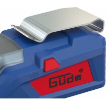 Güde 18V Akku 2.0 Ah +USB-Adapter und Lampe UAL 18-0 ohne ladegerät