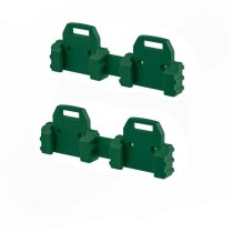 PARKSIDE 4 x Akku PAP 20 A3 - 4.0 Ah 20V Doppelladegerät 4 Wandhalter