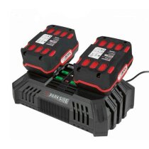 PARKSIDE Doppel Ladegerät PDSLG 20  mit 2 x Akku 4.0...