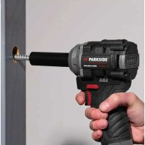 PARKSIDE PERFORMANCE 12V Akku-Drehschlagschrauber PPDSSA 12 + Güde 1/4 Hex Adapter ohne Akku