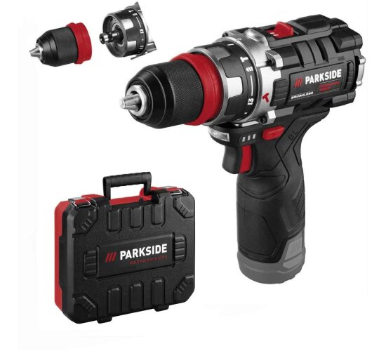 PARKSIDE PERFORMANCE 12V Schlagbohrschrauber PSBSAP 12 Akku 2 Ah + Ladegerät