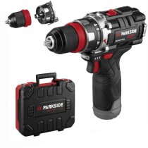 PARKSIDE PERFORMANCE 12V Schlagbohrschrauber PSBSAP 12 Akku 2 Ah + Bosch Bitset 10 tlg.