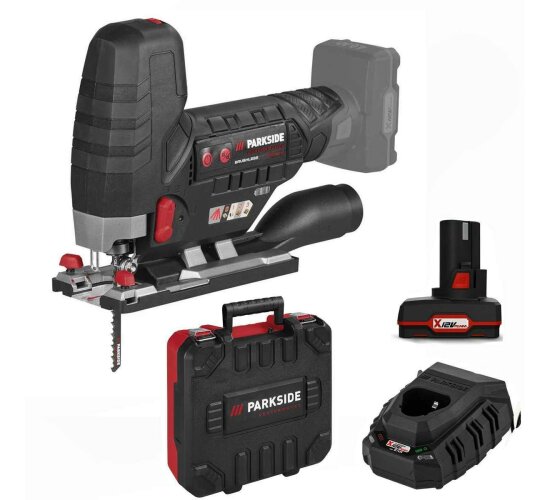 PARKSIDE Performance 12V Akku-Stichsäge PPSTKA 12 Akku 4.0 Ah, Ladegerät, Koffer