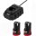 Parkside 2 x Akku 2.0 Ah PAPK 12 + Ladegerät  für X-12-V Team Serie