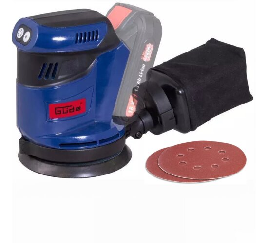 Güde Akku Exzenterschleifer EXS 18-0 Solo 18V (ohne Akku / Ladegerät)