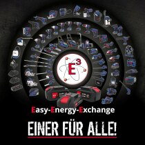 Güde Akku Exzenterschleifer EXS 18-0 Solo 18V (ohne Akku / Ladegerät)