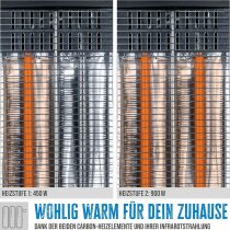 Güde  Infrarot Heizstrahler GIH 900 Terassenheizer