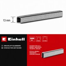 Einhell Klammern 3.000 Stk, 5,7 x 13 mm für Fixetto...
