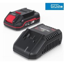 GÜDE Starterset Ladegerät + 18V E³...