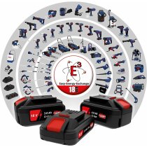 GÜDE Starterset Ladegerät + 18V E³ Systemakku 2.0 Ah LGAP 18-3020 P