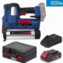 Güde Akku Tacker Nagler Klammergerät 18V m.Akku 2.0 Ah / Ladegerät / Koffer