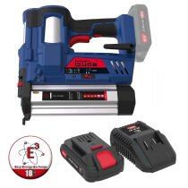 Güde Akku Tacker Nagler Klammergerät 18V m.Akku 2.0 Ah / Ladegerät / Koffer