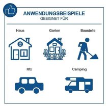 Scheppach 20V Bohrschrauber-Set C-DTB74/2-X IXES 2 x Akku 2.0 Ah 74-tlg.