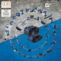 Scheppach 20V Bohrschrauber-Set C-DTB74/2-X IXES 2 x Akku 2.0 Ah 74-tlg.