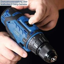 Scheppach 20V Bohrschrauber-Set C-DTB74/2-X IXES Akku 2.0 Ah 74-tlg.