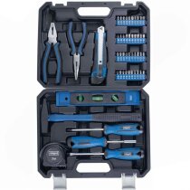 Scheppach Werkzeugkoffer WZK49 gefüllt, 50 tlg.