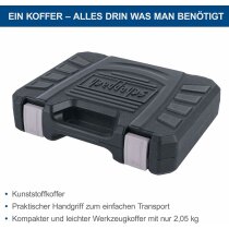 Scheppach Werkzeugkoffer WZK49 gefüllt, 50 tlg.