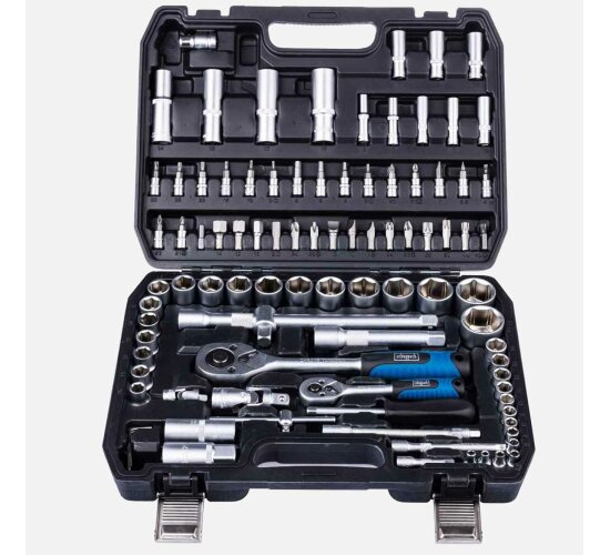 Scheppach Werkzeugkoffer TB97 Steckschlüsselsätz  94 tlg.