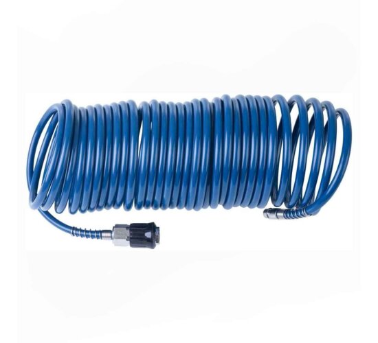 Scheppach Druckluftspiralschlauch – 10 m / ¼ Zoll