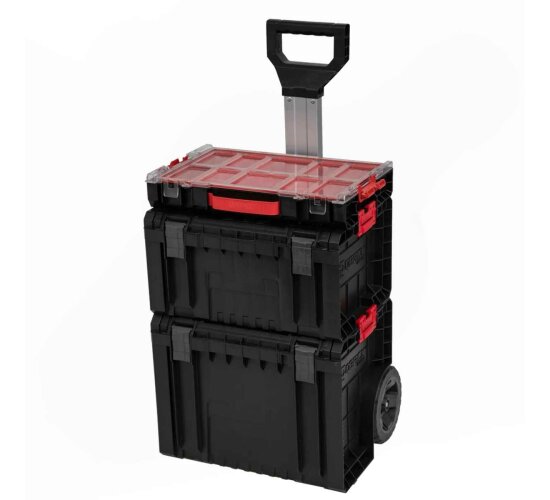 Qbrick System Werkzeugwagen-Set PRO Cart + PRO box + PRO Organizer 100