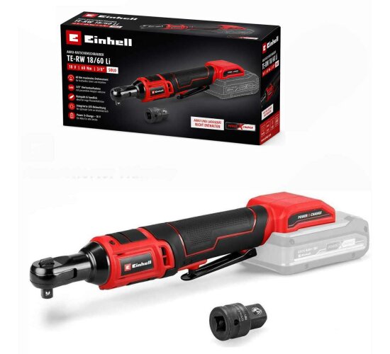 Einhell Akku-Ratschenschrauber TE-RW 18/60 Li 18 V, 60 Nm, 3/8" Solo