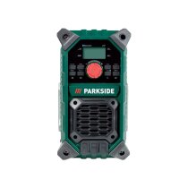 PARKSIDE DAB Akku-Baustellen Garten Radio PBR 20-Li USB,...